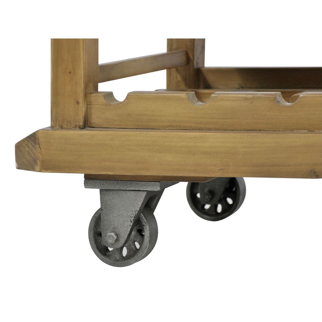 WINE RACK ON WHEELS image 2